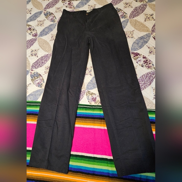 St. John's Bay Pants Mens Dress Pants Navy Blue 34x36 St Johns Bay